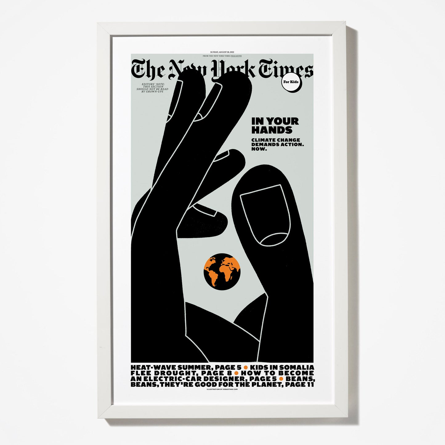 “In Your Hands” Framed Print