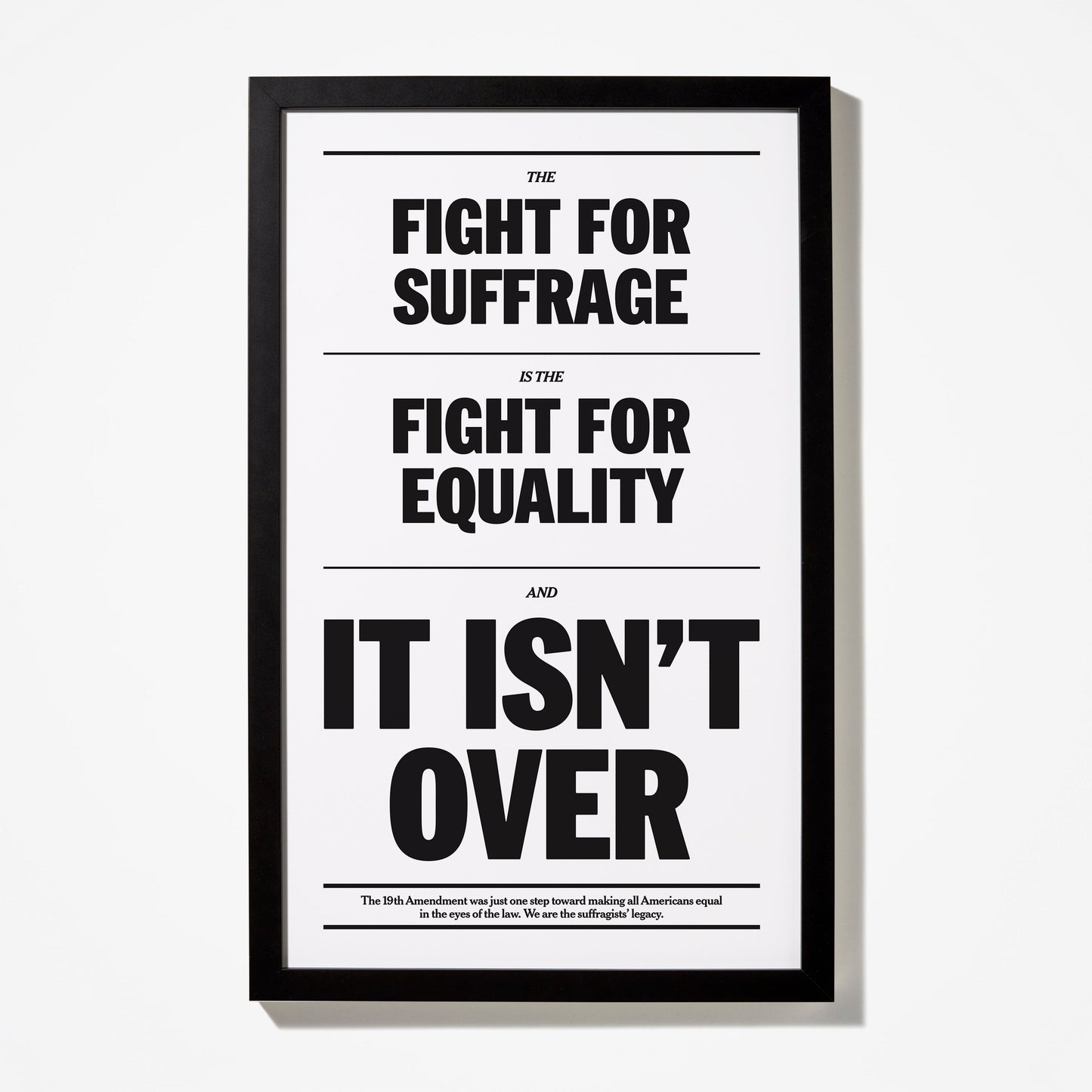 Fight for Equality Poster