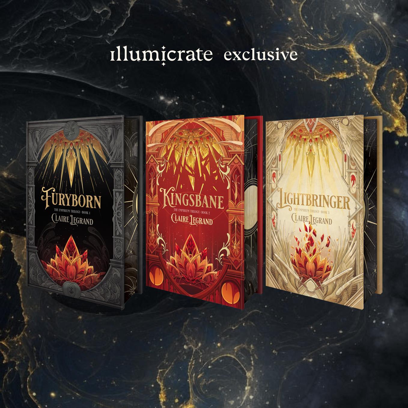 Empirium Trilogy set by Claire Legrand (Illumicrate Exclusive) - B Grade set