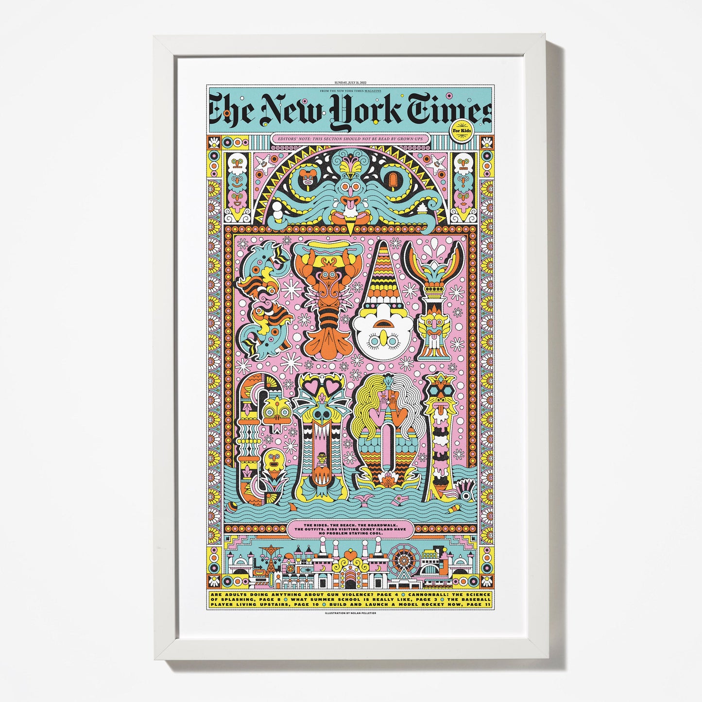 “Stay Cool” Framed Print